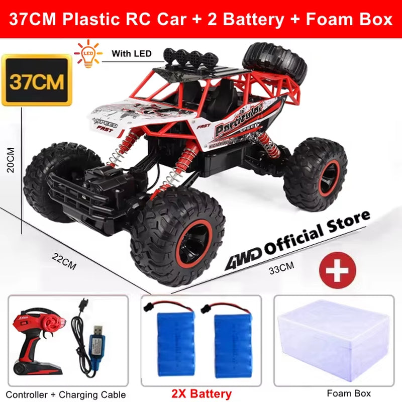 RC Car Remote Control Climbing Vehicle Outdoor All Terrain Off-Road Trucks 4WD Racing Drift Cars Toy Gift for Kids Adults