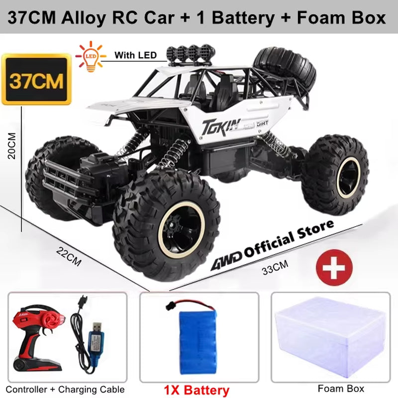 RC Car Remote Control Climbing Vehicle Outdoor All Terrain Off-Road Trucks 4WD Racing Drift Cars Toy Gift for Kids Adults