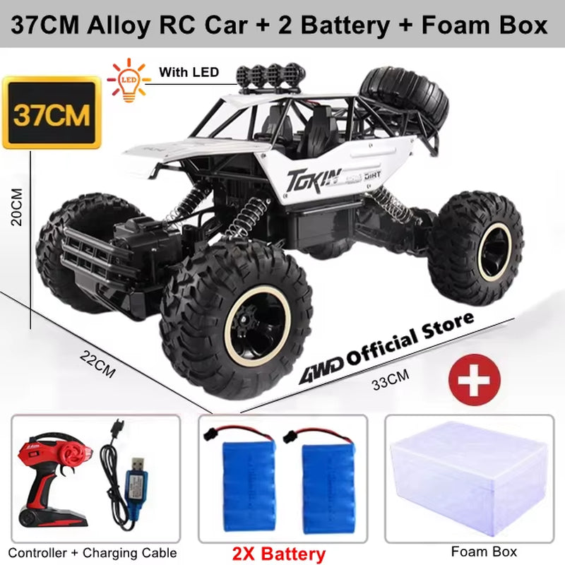 RC Car Remote Control Climbing Vehicle Outdoor All Terrain Off-Road Trucks 4WD Racing Drift Cars Toy Gift for Kids Adults