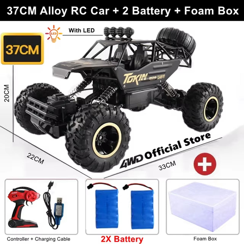 RC Car Remote Control Climbing Vehicle Outdoor All Terrain Off-Road Trucks 4WD Racing Drift Cars Toy Gift for Kids Adults