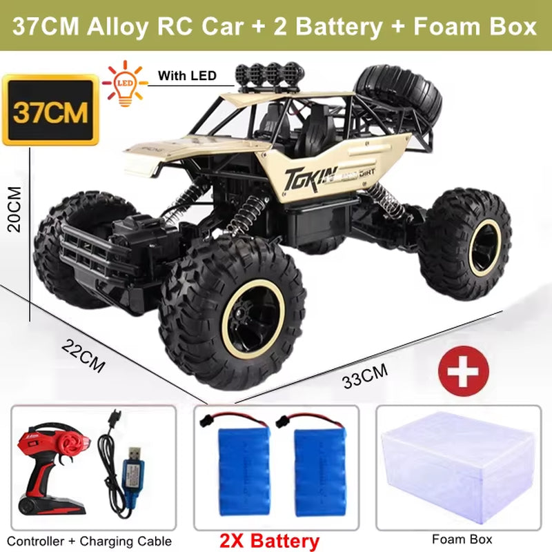RC Car Remote Control Climbing Vehicle Outdoor All Terrain Off-Road Trucks 4WD Racing Drift Cars Toy Gift for Kids Adults