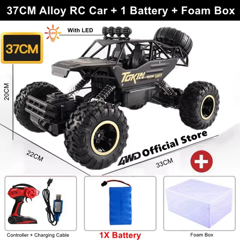 RC Car Remote Control Climbing Vehicle Outdoor All Terrain Off-Road Trucks 4WD Racing Drift Cars Toy Gift for Kids Adults