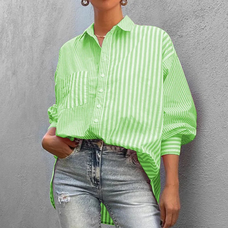 Blusa Mujer Moda 2025 Printed Casual Blouse Temperament Long Sleeve Woman Shirt Loose Elegant Shirt Woman Weekend Top Blouse