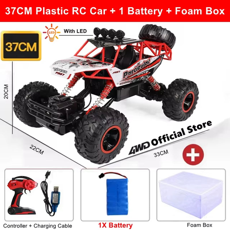 RC Car Remote Control Climbing Vehicle Outdoor All Terrain Off-Road Trucks 4WD Racing Drift Cars Toy Gift for Kids Adults